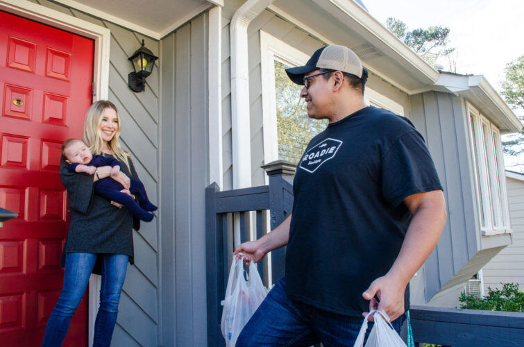 Choose Roadie for fast home delivery