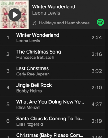 Holiday and Headphones