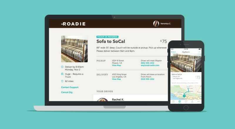 Send with Roadie Web