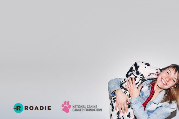 Roadie partners with National Canine Cancer Foundation to raise money and awareness to fight canine cancer.