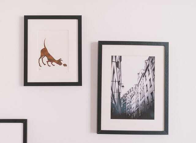 ship framed photograph